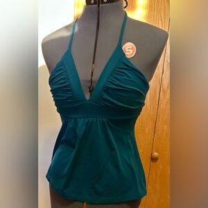 Susana Monaco Teal halter Top